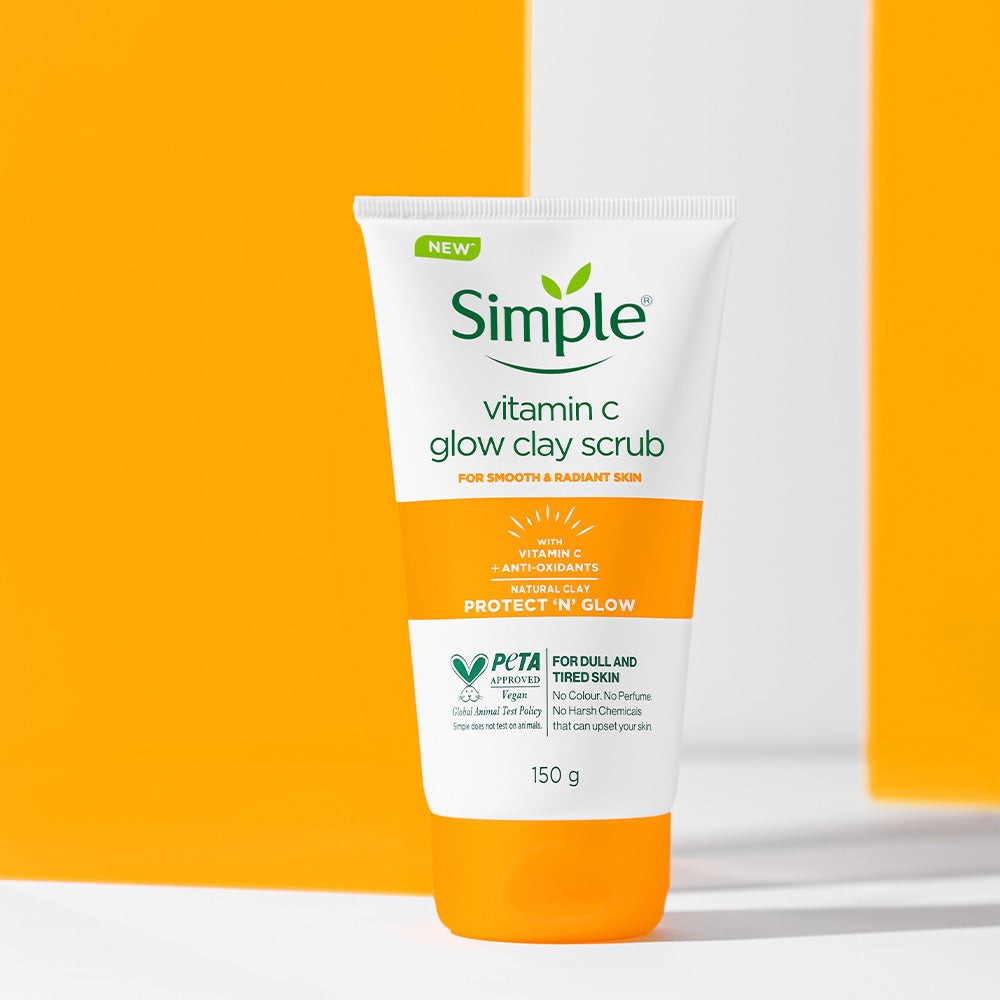 Simple Vitamin C Clay Scrub 150g