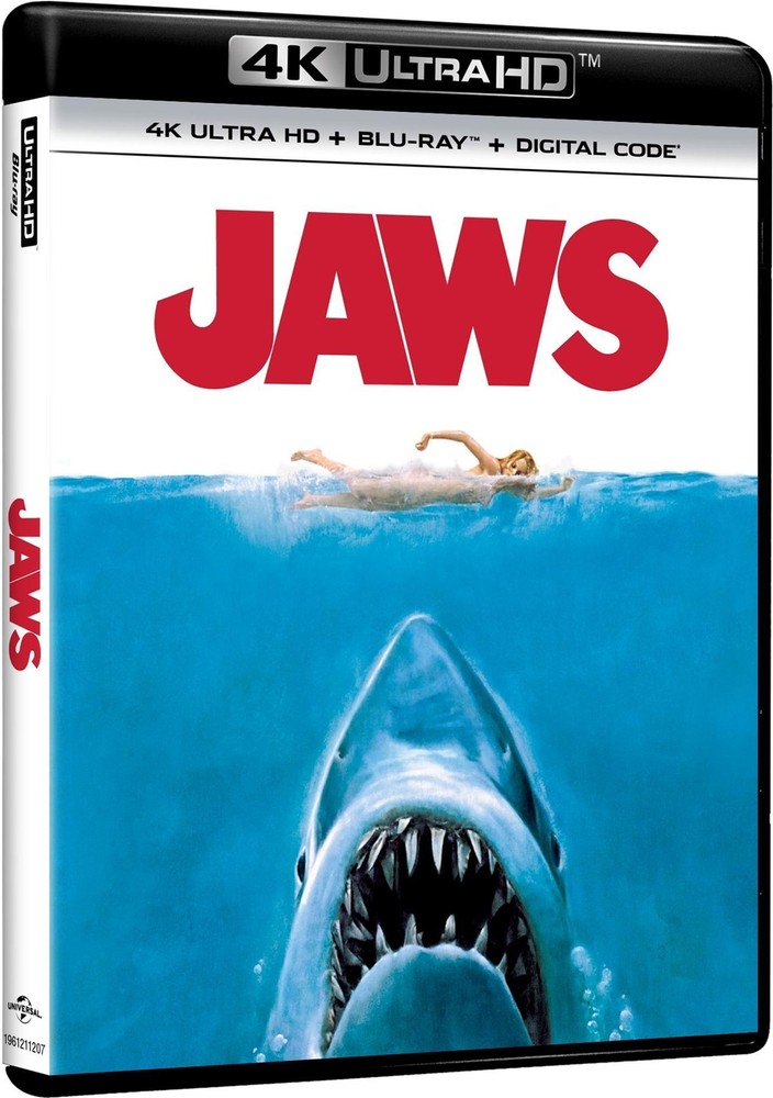 Jaws 4K UHD Blu-ray Roy Scheider NEW