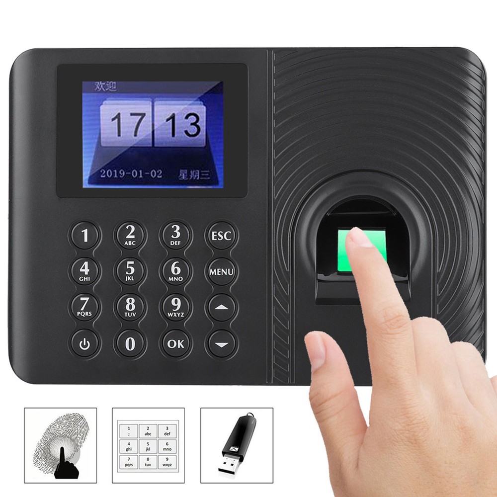 Biometric Fingerprint Time Attendance Recorder Recognition Device Access Control