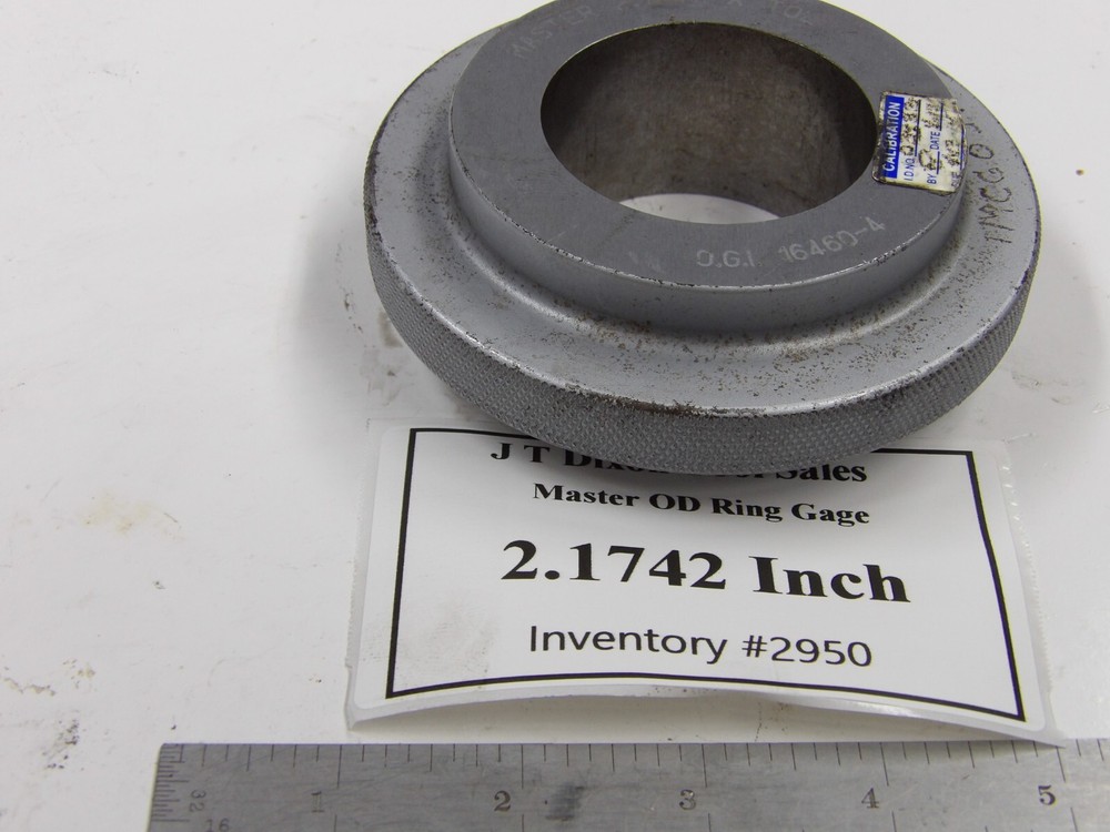 Master Bore Gage Setting Ring  2.1742 Inch Inv#2950
