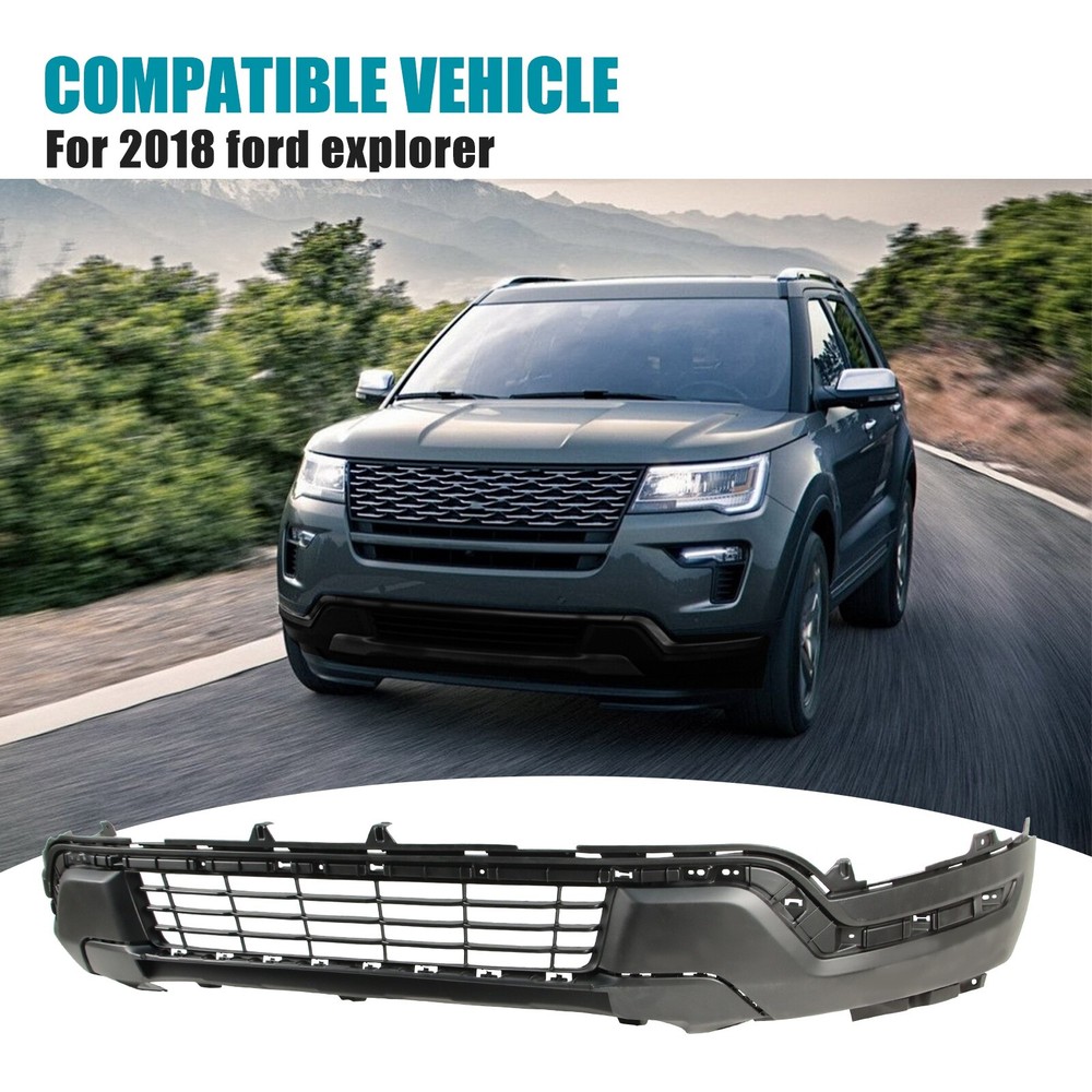 Primed Front Lower Bumper Cover For 2018-2019 Ford Explorer FO1015127