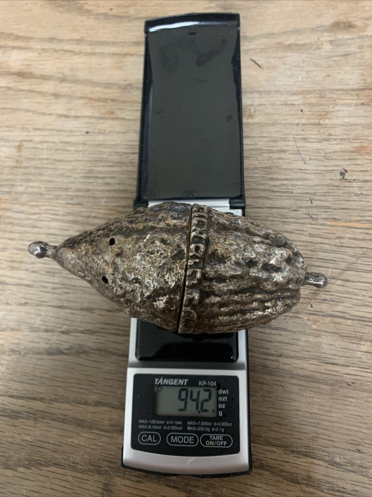 Jewish Etrog sterling Silver 925 box 94.2 gr