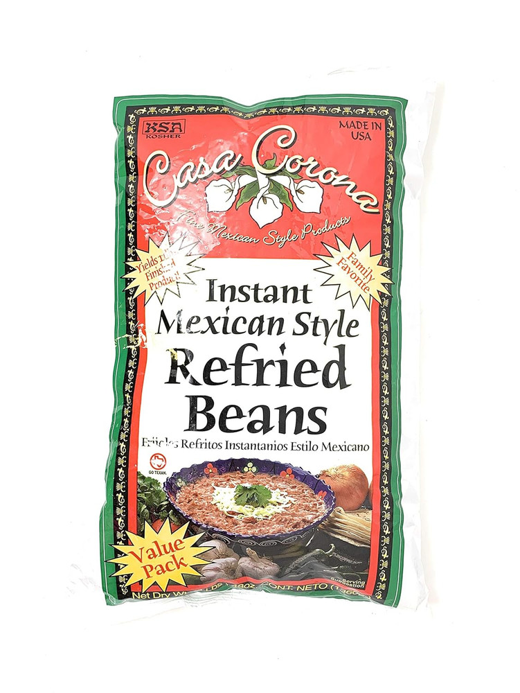 Instant Mexican Style (Refried Beans 3Lb Bag)