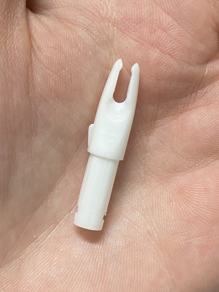 Bohning Archery S Nocks - 12 Pack - White