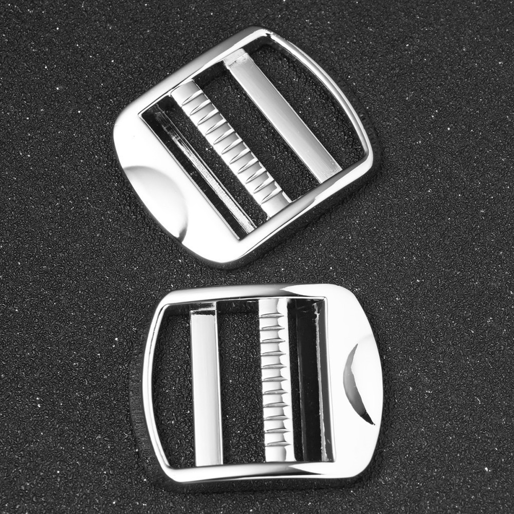 10 Pcs Replacement Buckles for Straps Metal Square