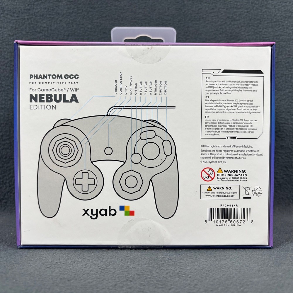 Nintendo GameCube - Phantom GCC V2 Pro Wired Controller - Phob Controller/Board