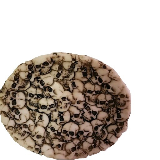 Pacific Giftware HalloweenSkull Trinket Dish Skull Resin