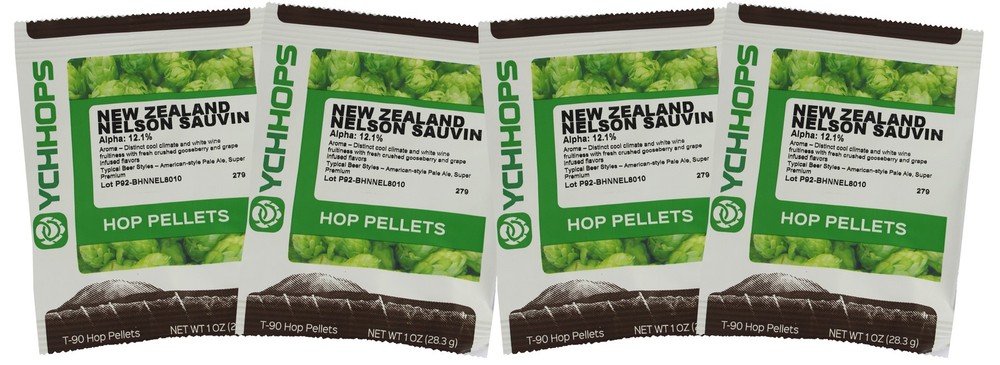 BSG Hand Craft H-NELS-4 Nelson Sauvin Hop Pellets, 4 oz.