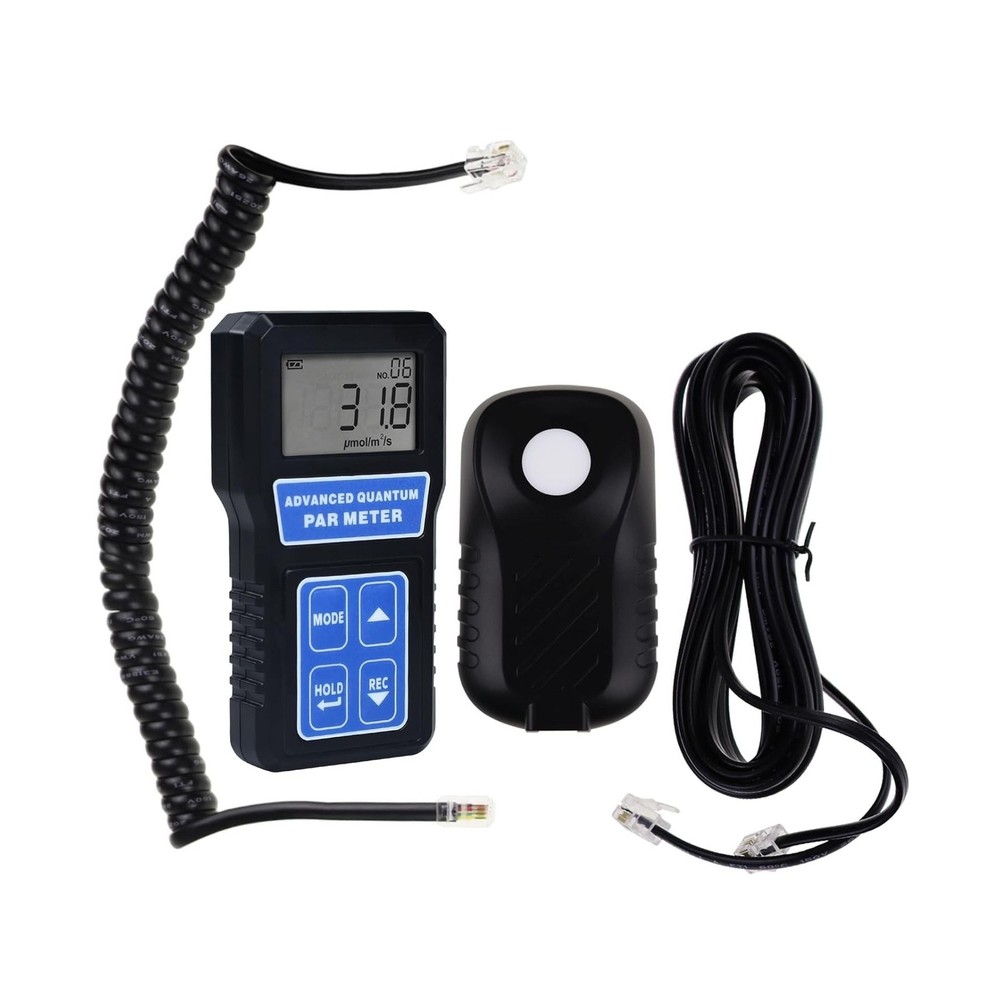 PAR Meter Quantum Par Meter for Led Grow Lights PPFD Tester with Data Logging...