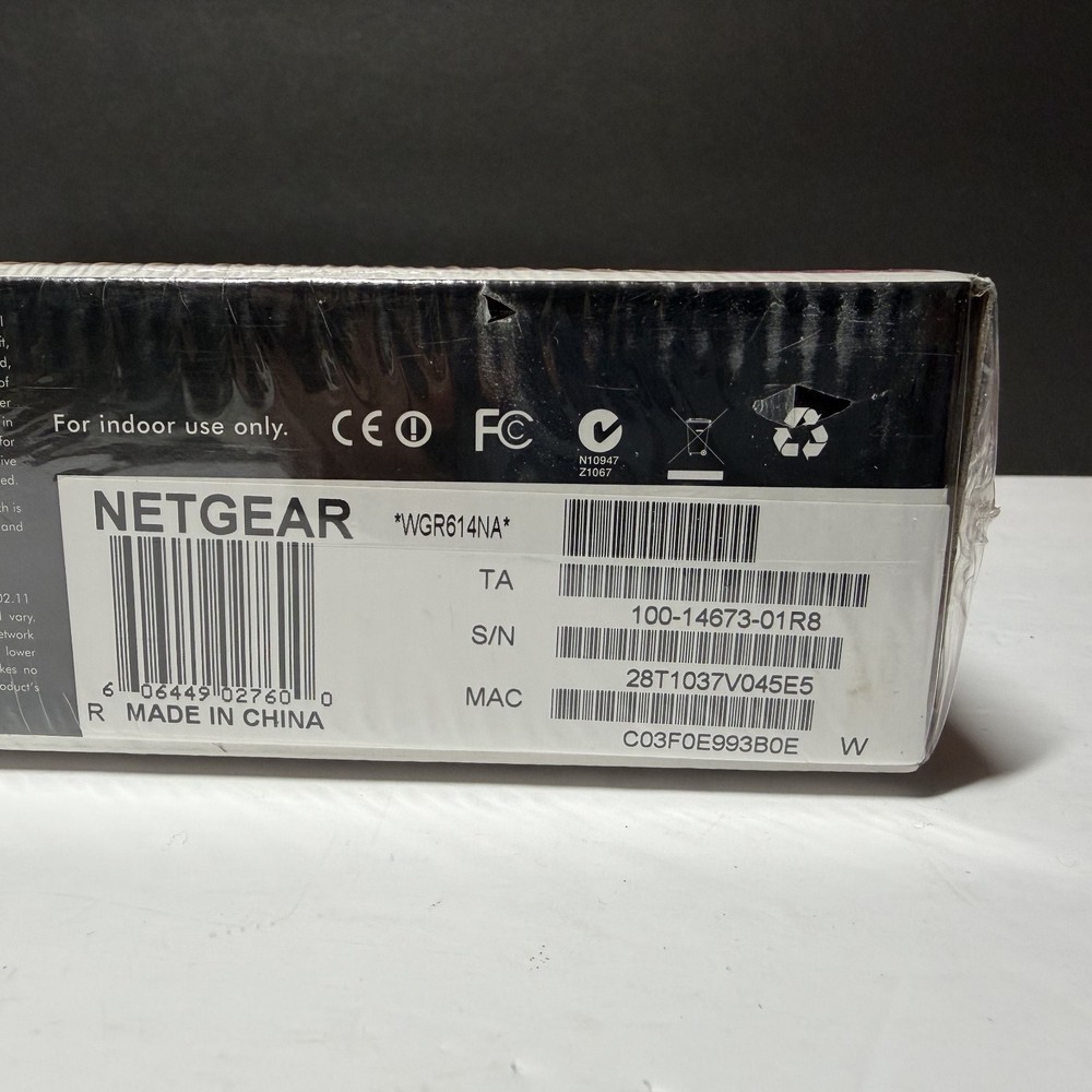 Netgear Wireless-G Router WGR614 54Mbps