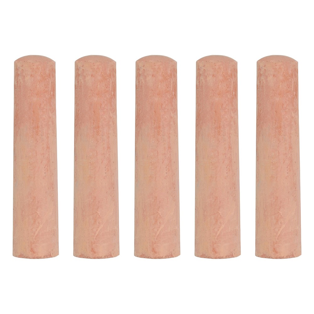5pcs Brown Chalk for Large Sidewalk