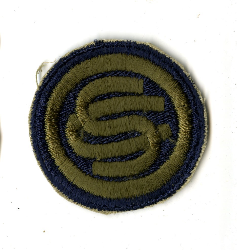 Officer Candidate School White Back Patch WWII Original OCS