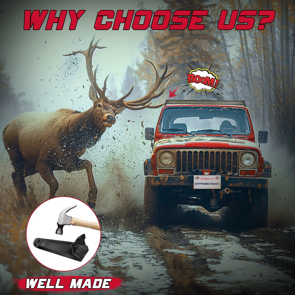 Light Bar Mounting Brackets Universal LED Bar Side Mounts Bracket Kits 2 Pack