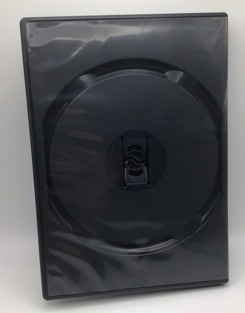 Standard Black DVD Single Disc Case Movie Storage Replacement 14 MM