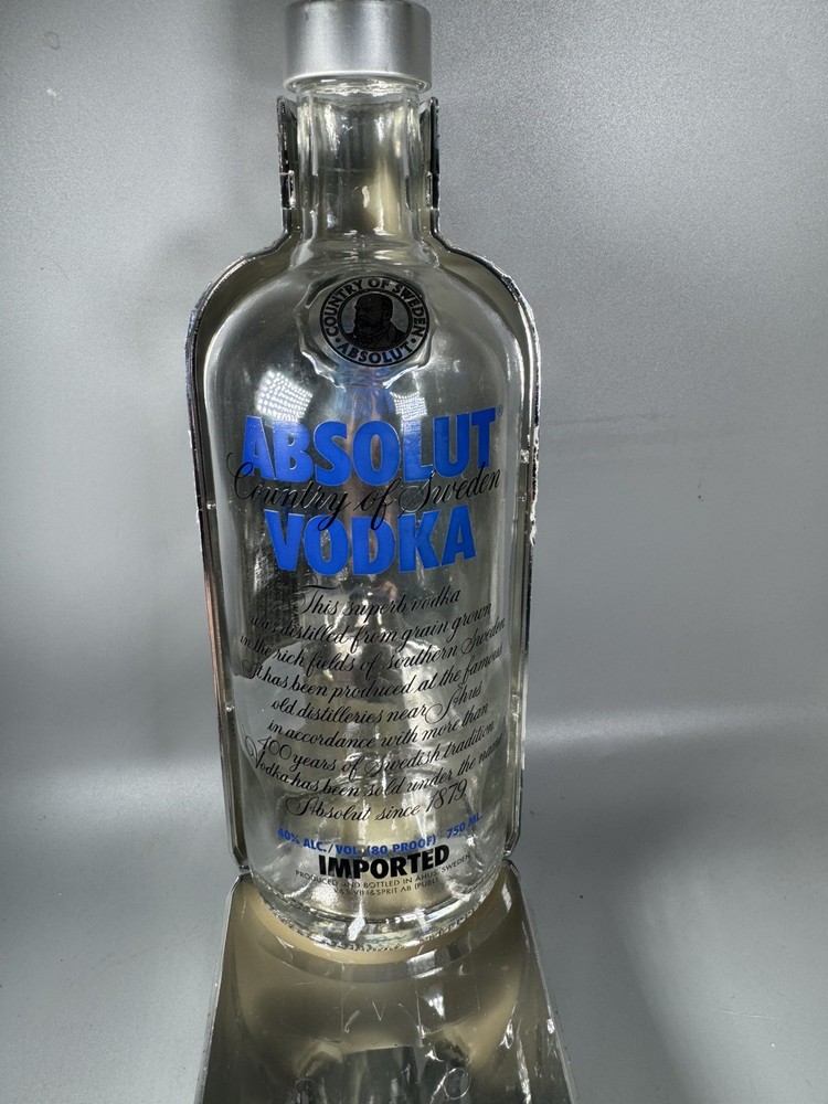 Absolut Vodka Limited Edition Mirror Bottle Gift Pack – Empty Display Case
