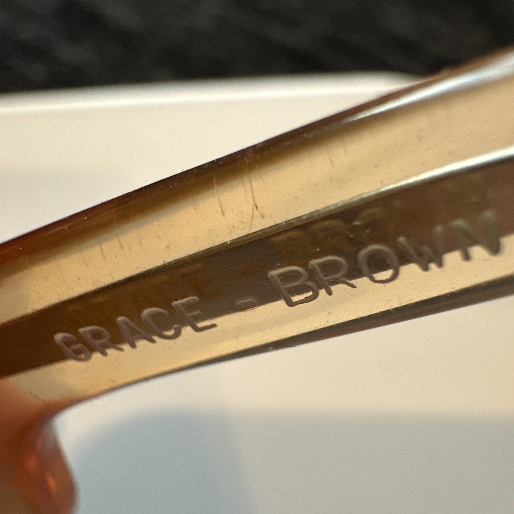 Grace Brown Frame Macau 140mm - Vintage