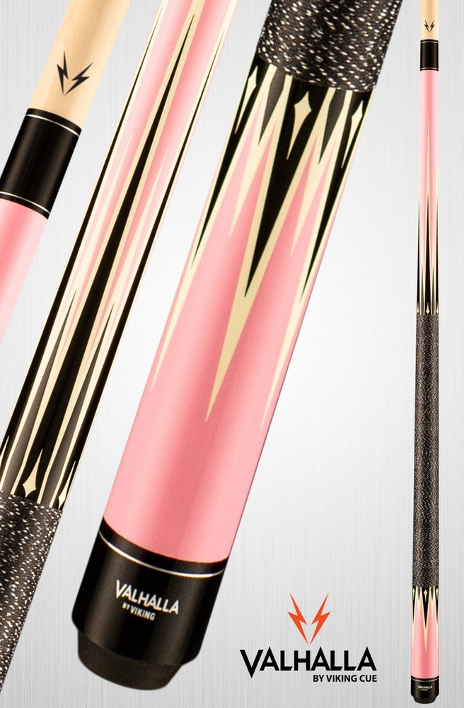 Viking Valhalla VA302 Pool Cue | Pink Finish | Linen Wrap | 58” 2-Piece