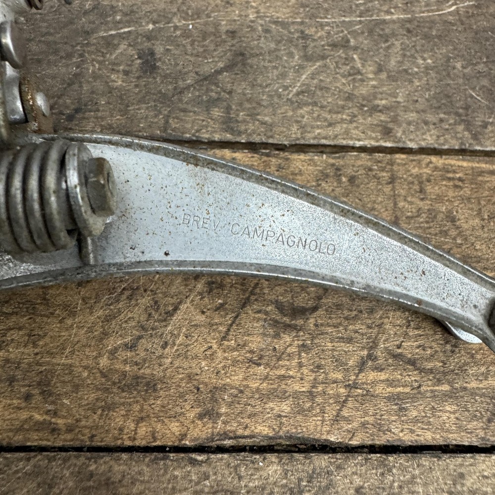 Vintage Campagnolo Record Front Derailleur Clamp On 28.6 Bottom Pull Double Road