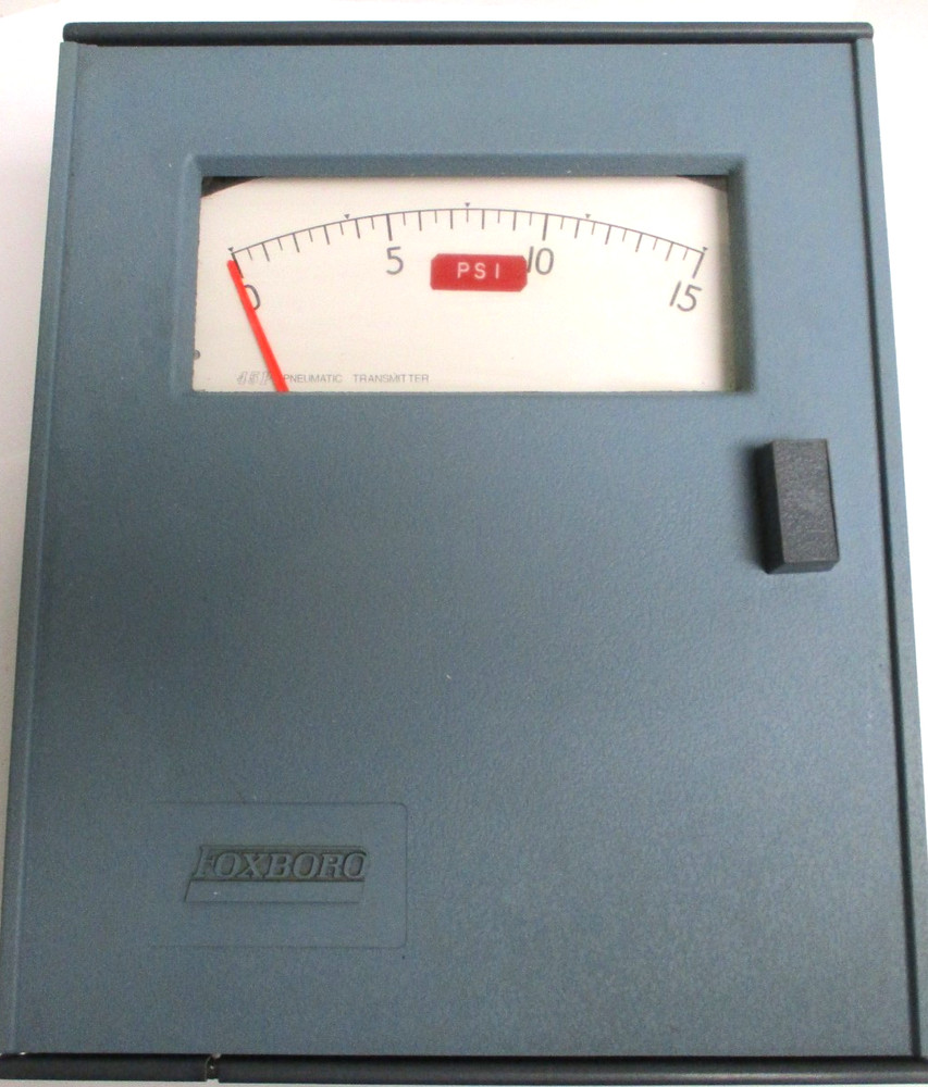 FOXBORO , M-45-P , TRANSMITTER , 0-15 PSI , ELEMENT : 3" DIAPHRAGM , SURPLUS