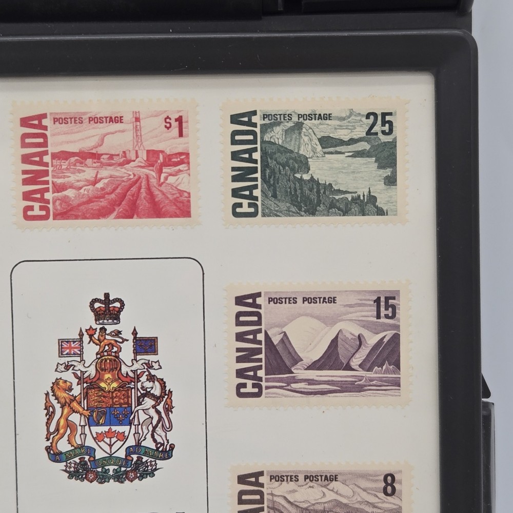 Canada Stamp Box Display Case - Centennial Issue 1867-1967 Souvenir Postage Box