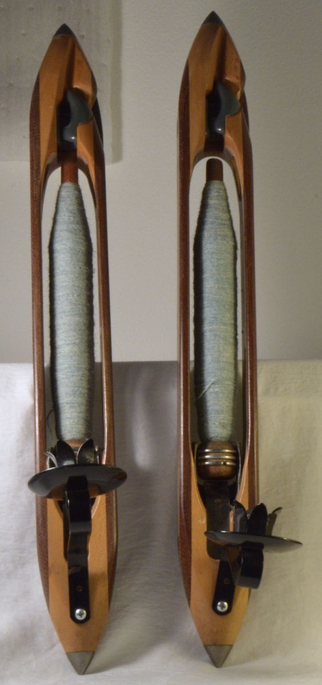 #0338 Two 18" Antique Shuttle Cocks