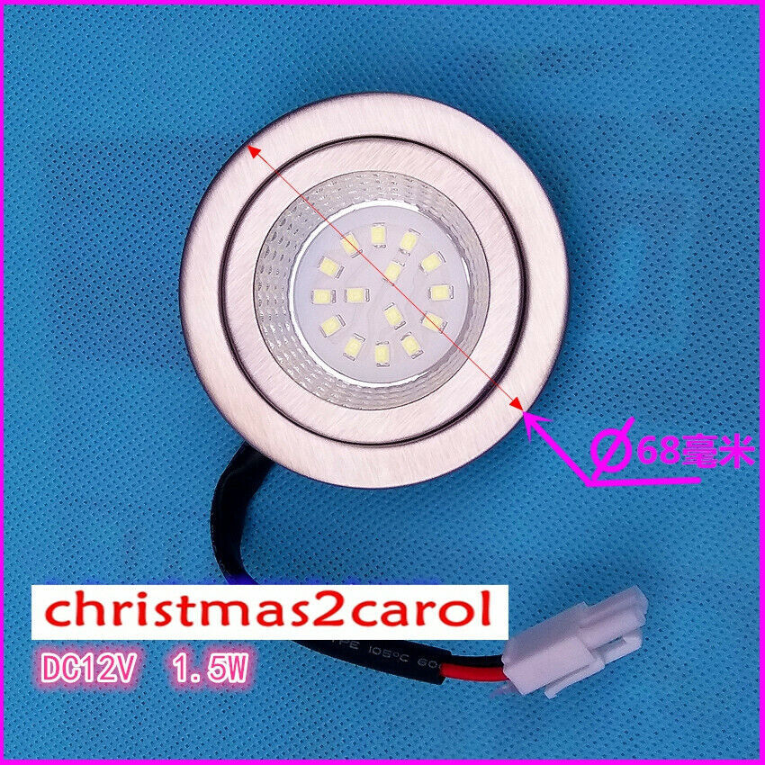 2pcs Input DC12V 1.5W 68mm Rangehood Led Light Fits Most Models