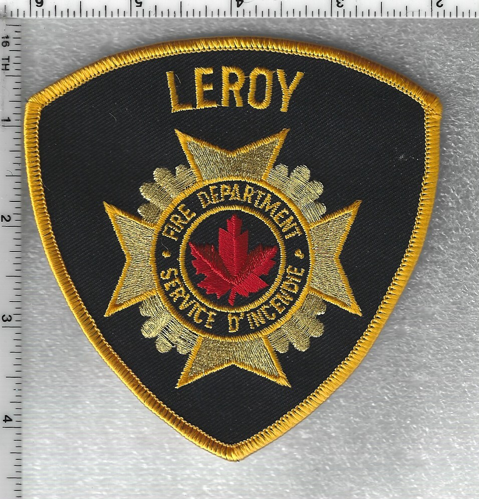 Leroy Fire Department (Saskatchewan, Canada) Shoulder Patch