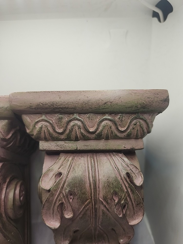 Pair Vintage Corbels Plaster Architectural Trims
