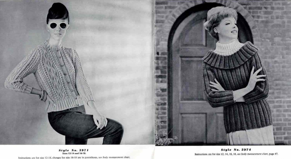 Knitting Pattern Fleisher Sweater Book Cardigans Pullovers Jackets 1961 Vintage