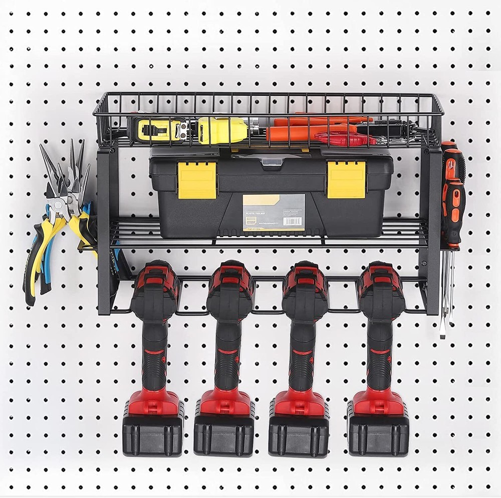 Heavy Duty Floating Tools Shelf&Organizer Wall Mounted for Handheld & Power Tool
