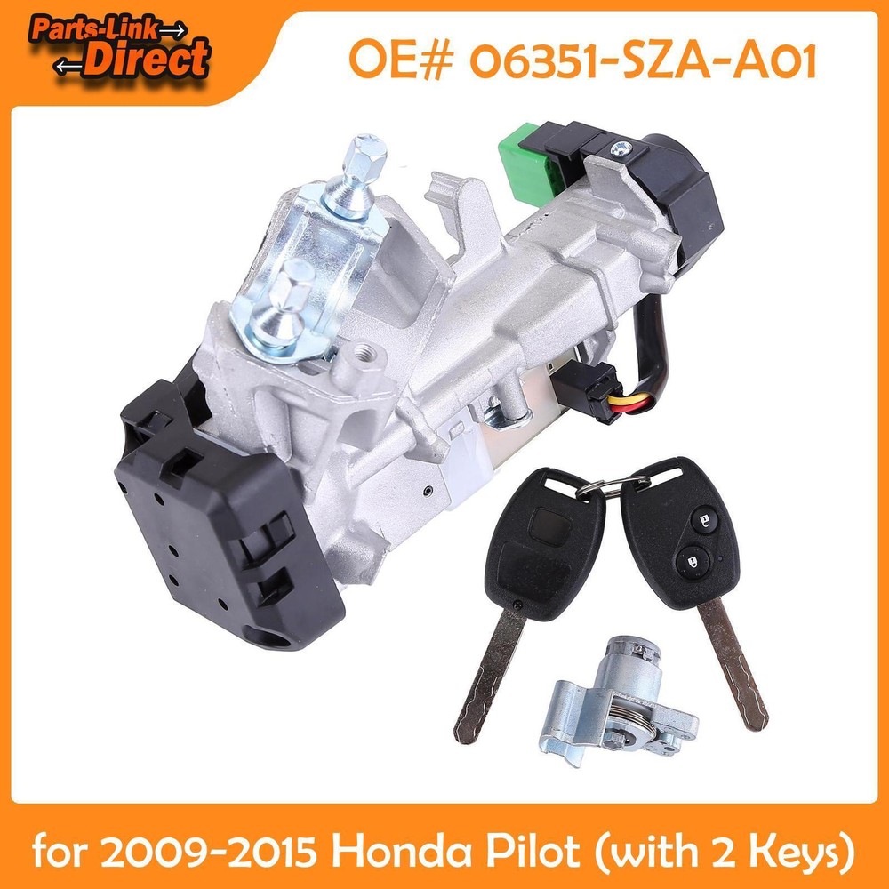 For Honda Pilot 2009-2015 Ignition Switch Cylinder Lock Assembly Set w/ 2 Keys