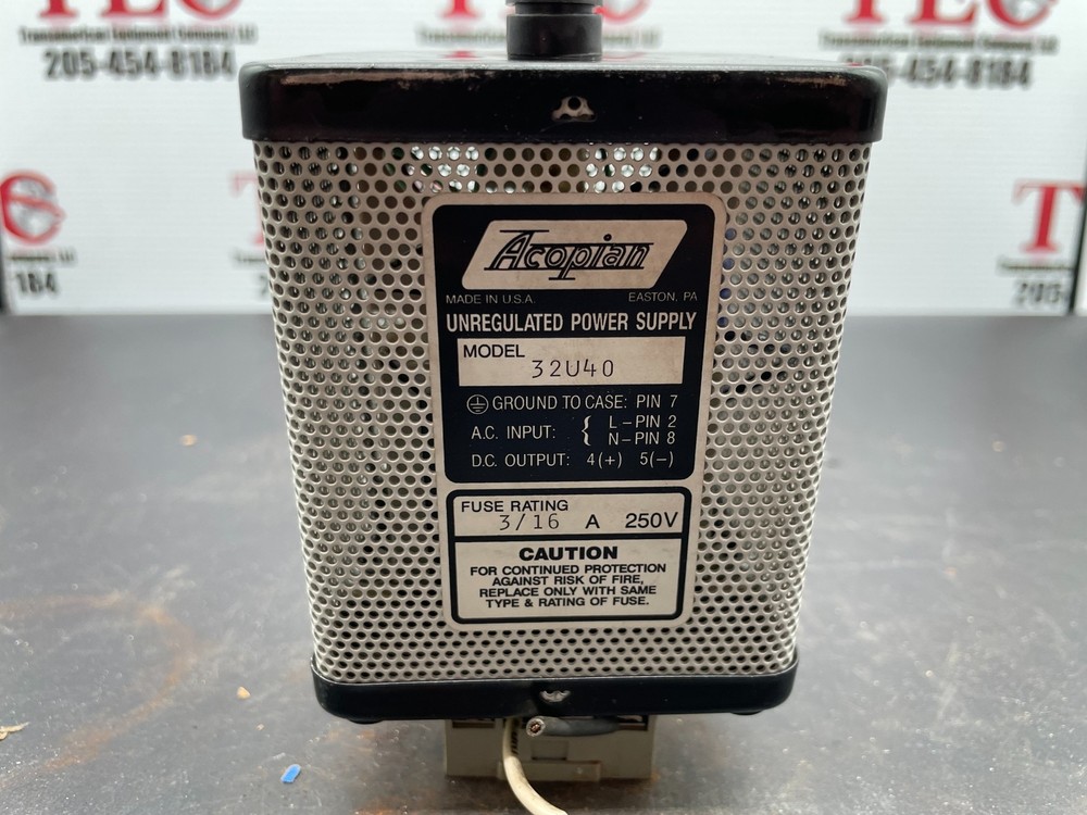Acopian 32U40 Unregulated Power Supplies