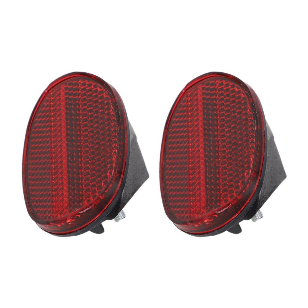 Increase Nighttime Visibility with Bicycle Oval Rear Mudguard Reflector