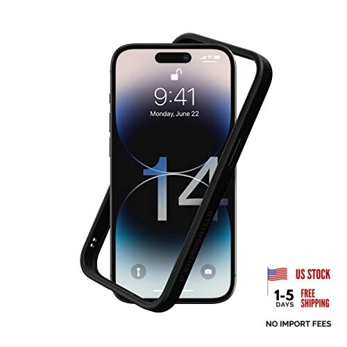 Bumper Case Compatible with [iPhone 14 Pro] | CrashGuard iPhone 14 Pro - Black