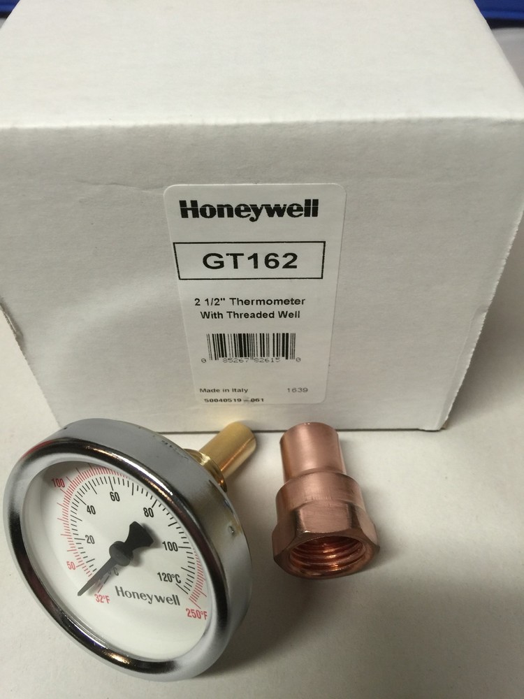 Thermometer & Copper Kit For Moonshine Still Keg Column. 1/2" NPT Thread Kettle