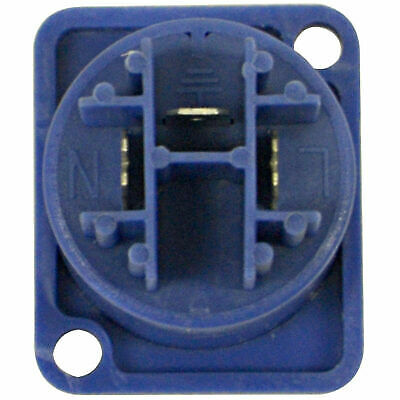 Seismic Audio Panel Mount Power Cable Receptacle - Fits D Series Pattern Hole