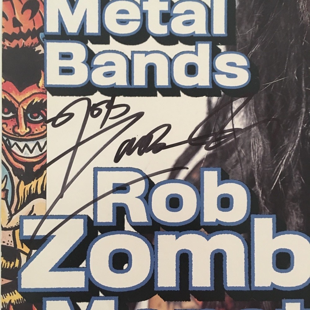 Rob Zombie Signed Autograph Poster 24" x 20" Rolling Stone Cover