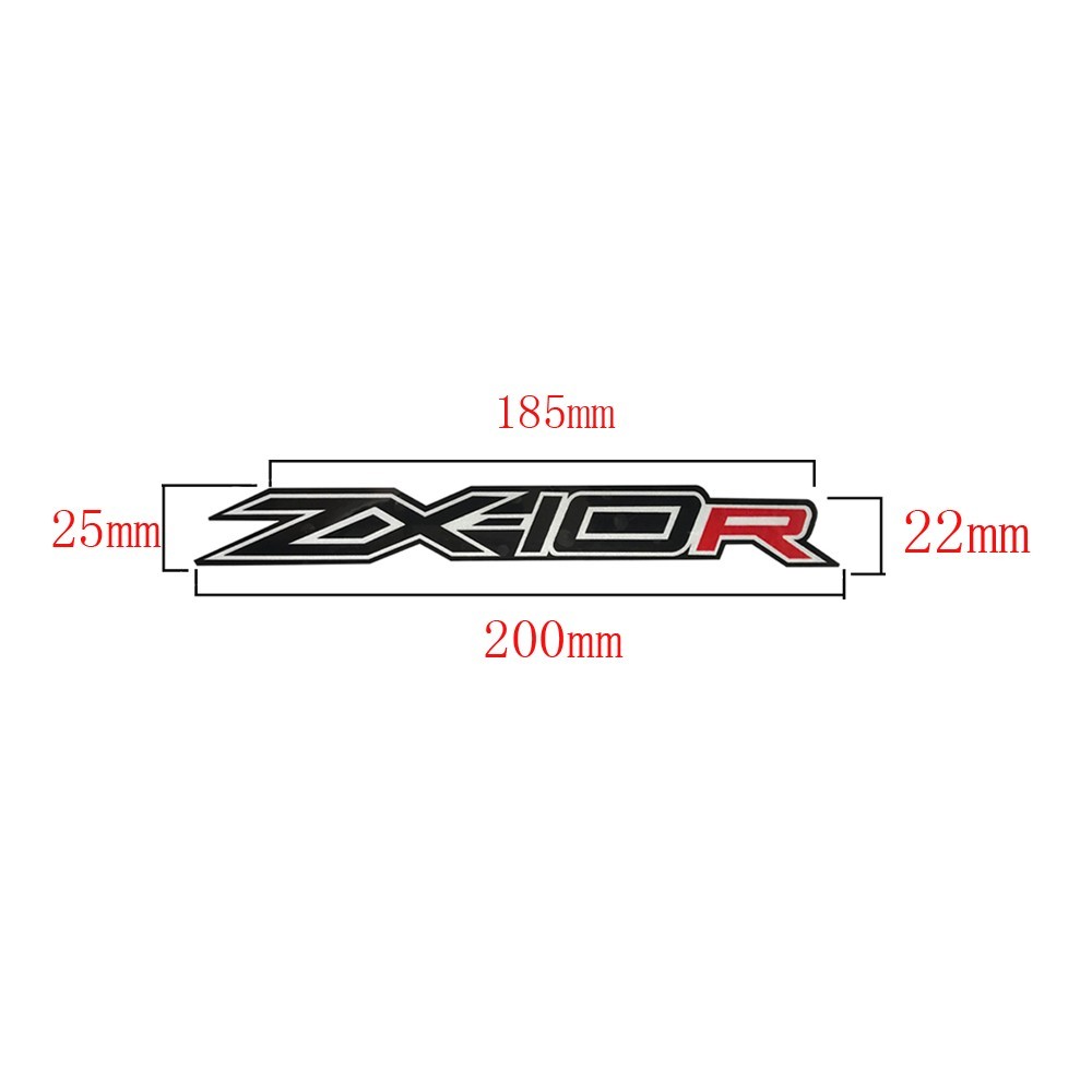 Flat Surface Plane Decal Emblem Sticker For ZX-10R