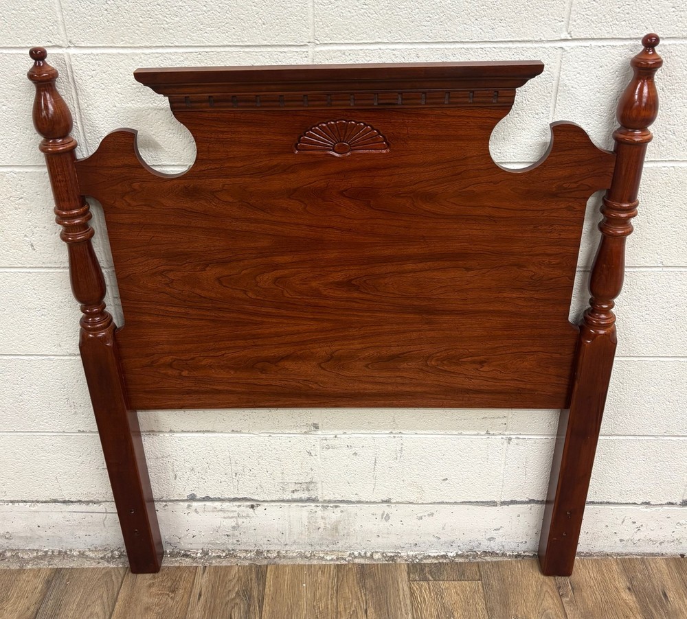 Vintage Twin Size Traditional Style Ram’s Head Headboard