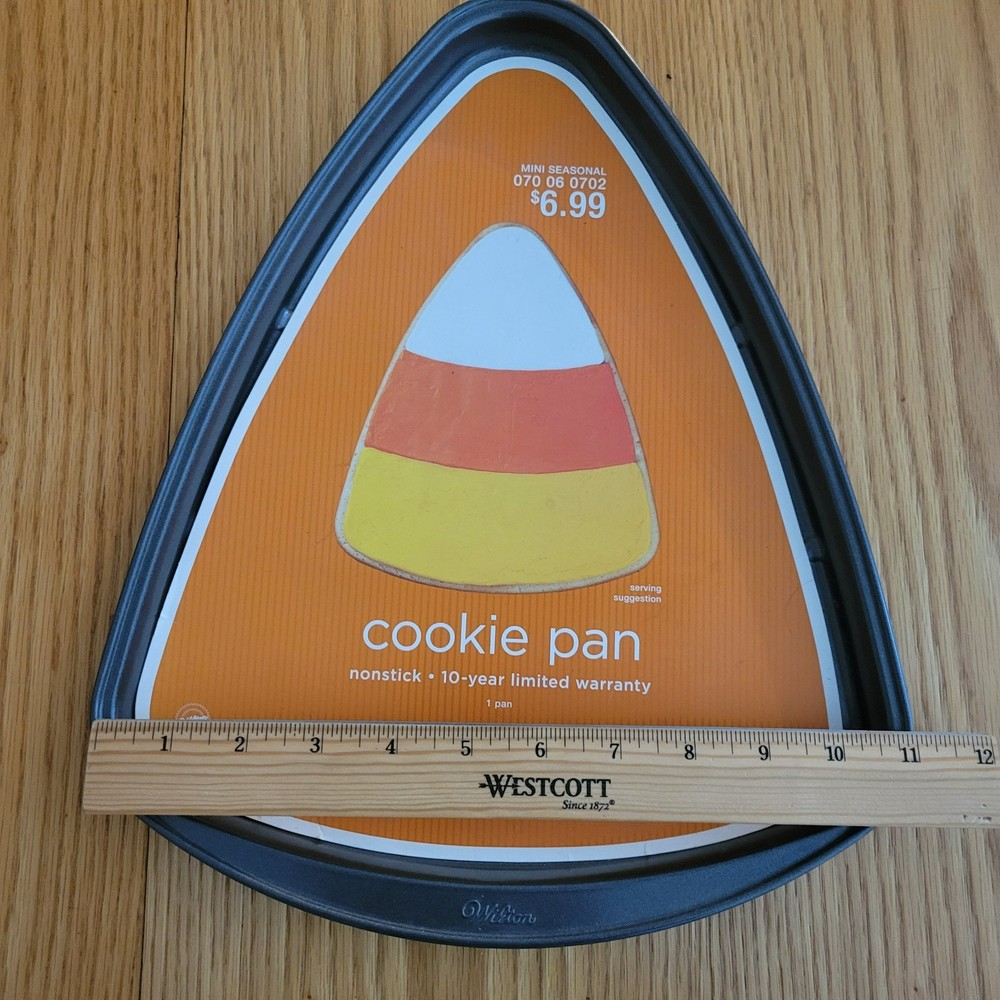 Wilton Candy Corn Shaped Nonstick Cookie Pan