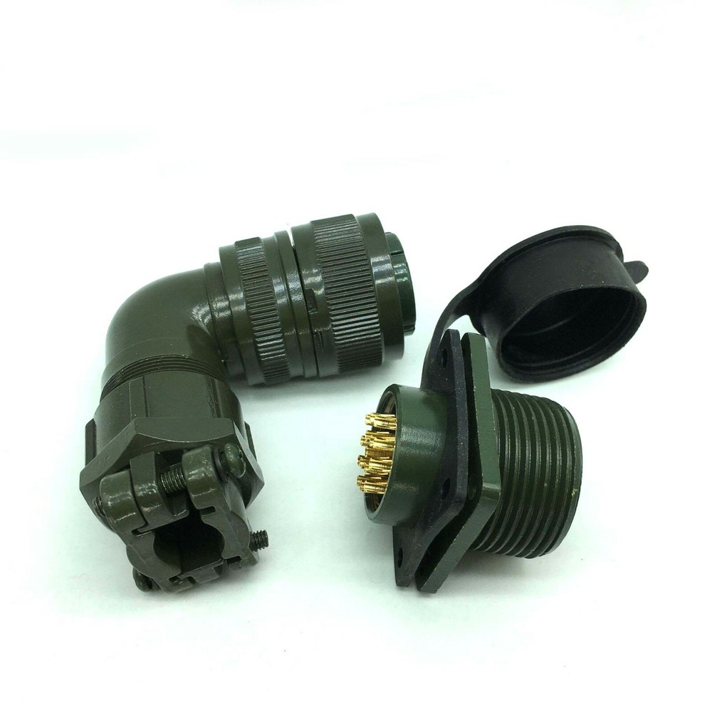Servo Motor Connector Right Angle Aviation Plug & Socket YD28 15-Pin Waterproof