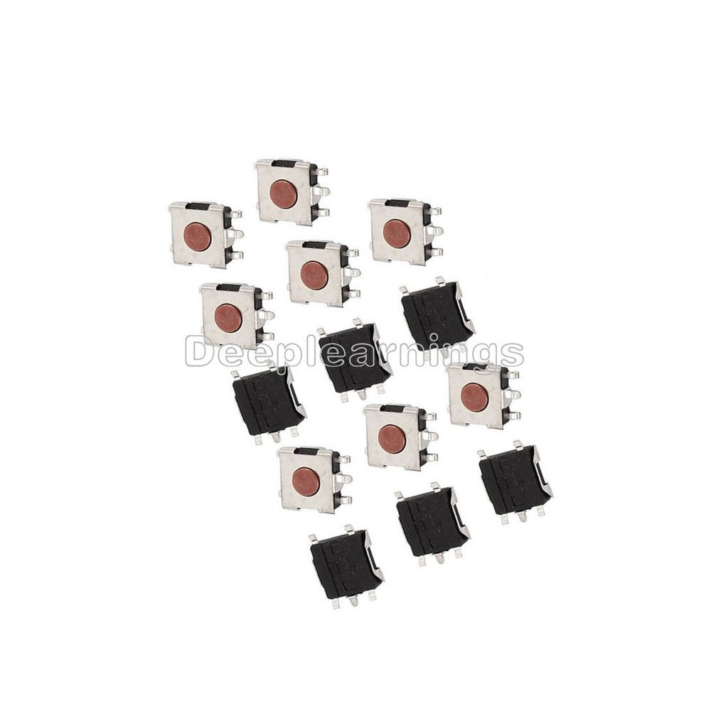 100PCS 6*6*2.5mm Tactile Push Button Switch Tact Switch Micro Switch 4-Pin SMD
