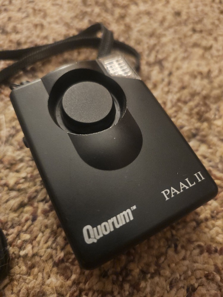 Quorum PAAL 2 Personal Security Alarm Clip & Pull Pin Black Works