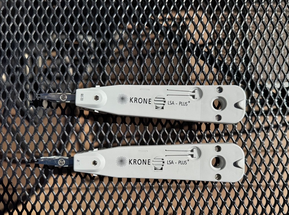 KRONE LSA-PLUS Punch Down Tool w/ Sensor 6647 2 055-01 Telecom Insertion