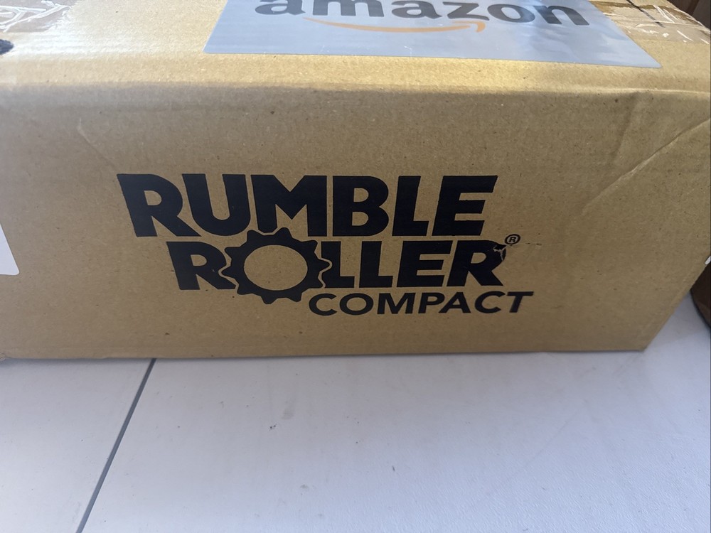 Rumble Roller Original 12.5" Compact Textured Foam Roller Massage and Exercise