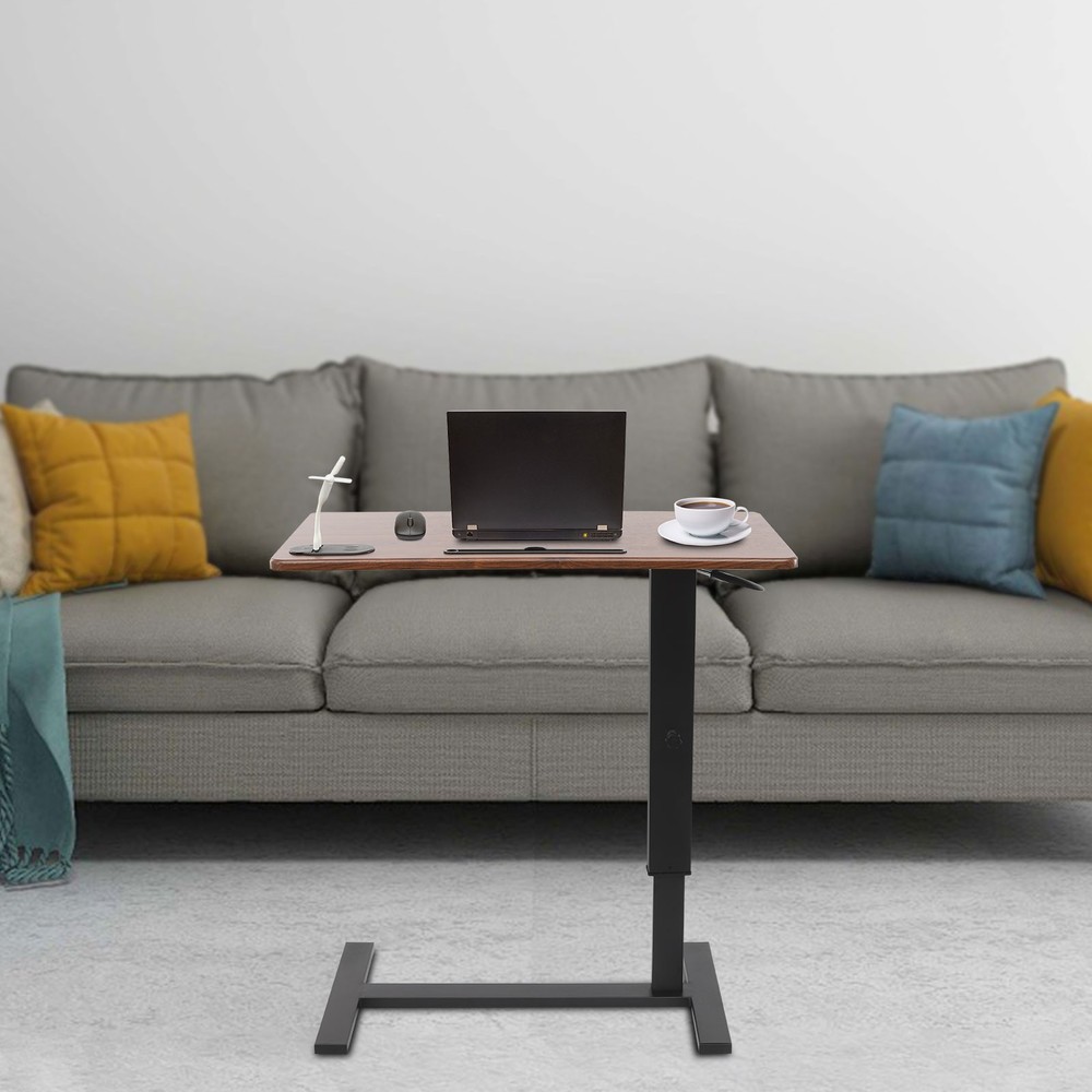 C-shaped Mobile Laptop Table, Mobile Bedside Table, Adjustable Side Table