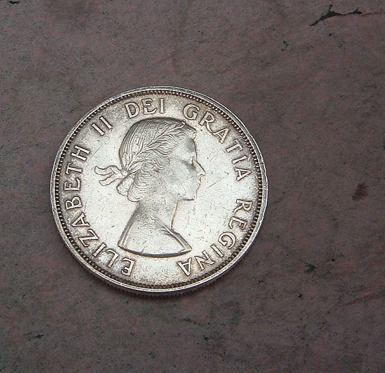 Canada - 1960 Silver (.800 ) Voyageur Dollar. KM# 54