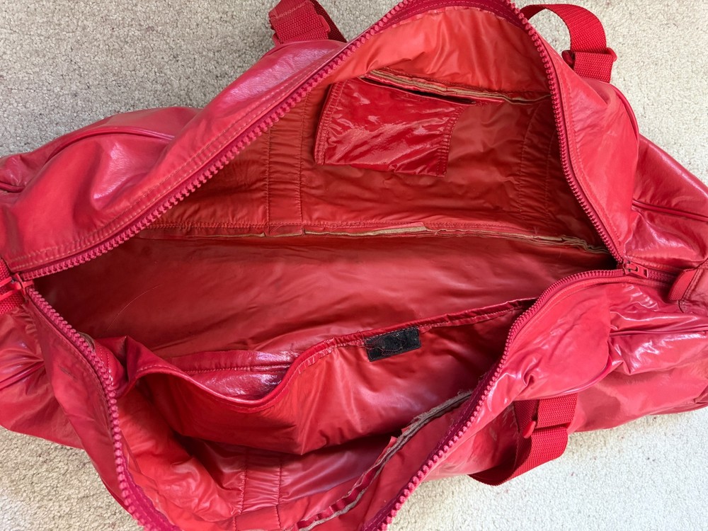 Dudley Baseball Softball Gear Bag Red Vinyl