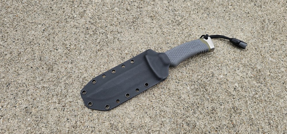 GERBER "ULTIMATE" kydex sheath, PANCAKE 2.0 style Sheath (BK)