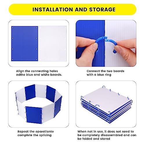 Chick Starter Kit Chicken Brooder Box for 15 Ducks Chicks Portable Coop &